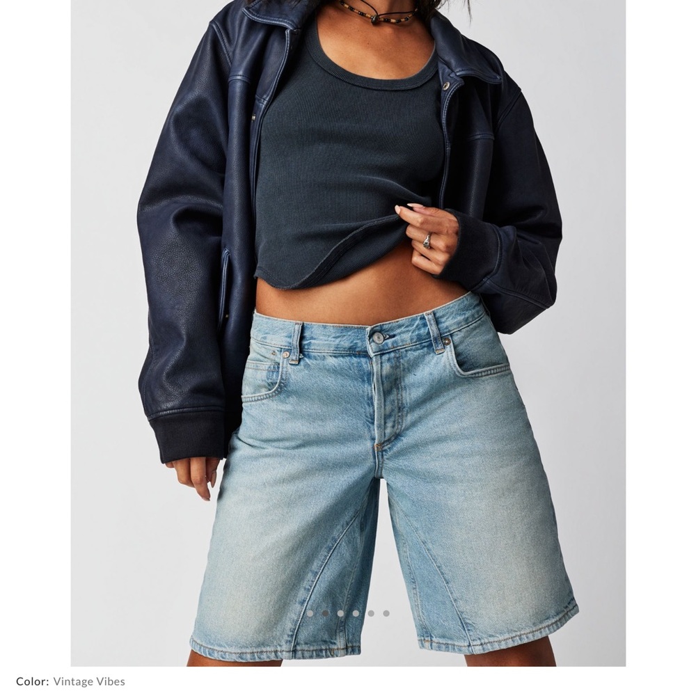 NWOT We The Free LONG BAGGY SHORTS